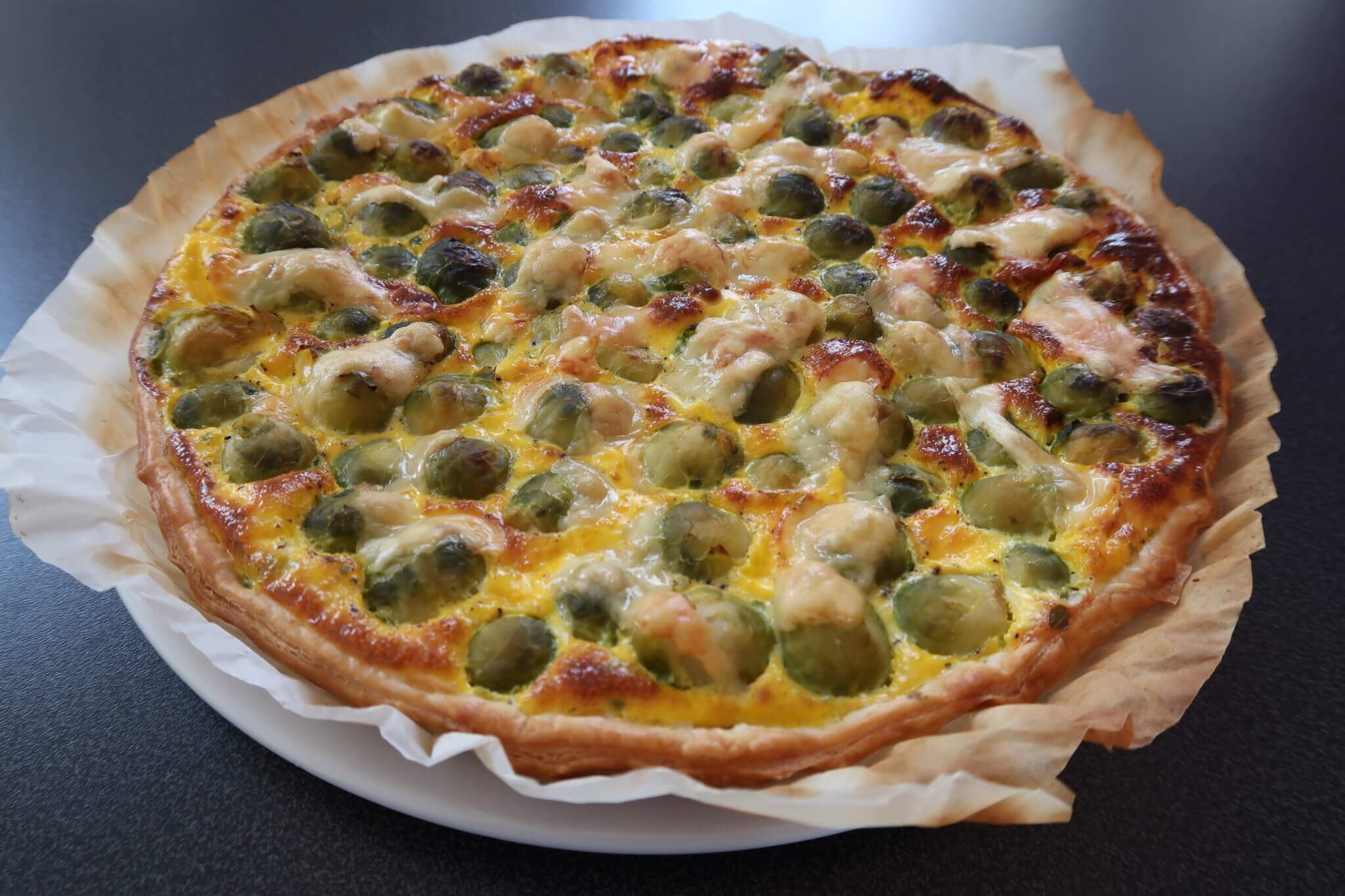 Quiche tarte choux de Bruxelles