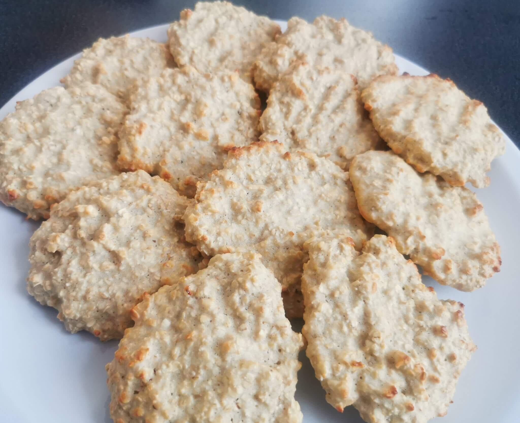biscuit galette flocon avoine citron moelleux