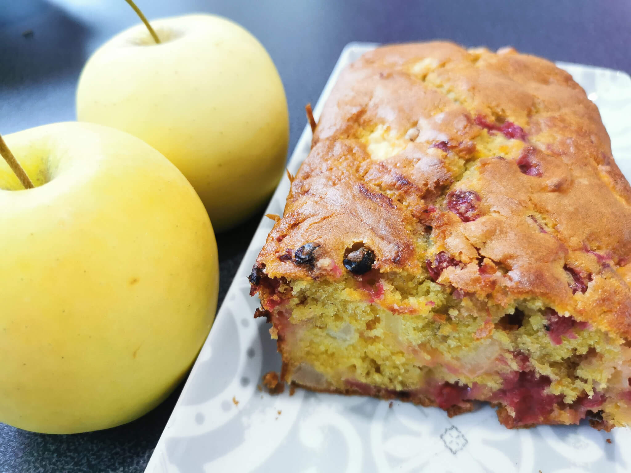 cake gâteau pomme groseille