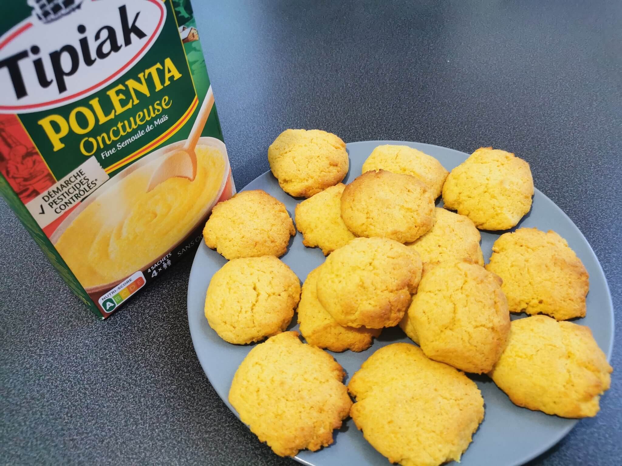 Biscuits polenta vanille