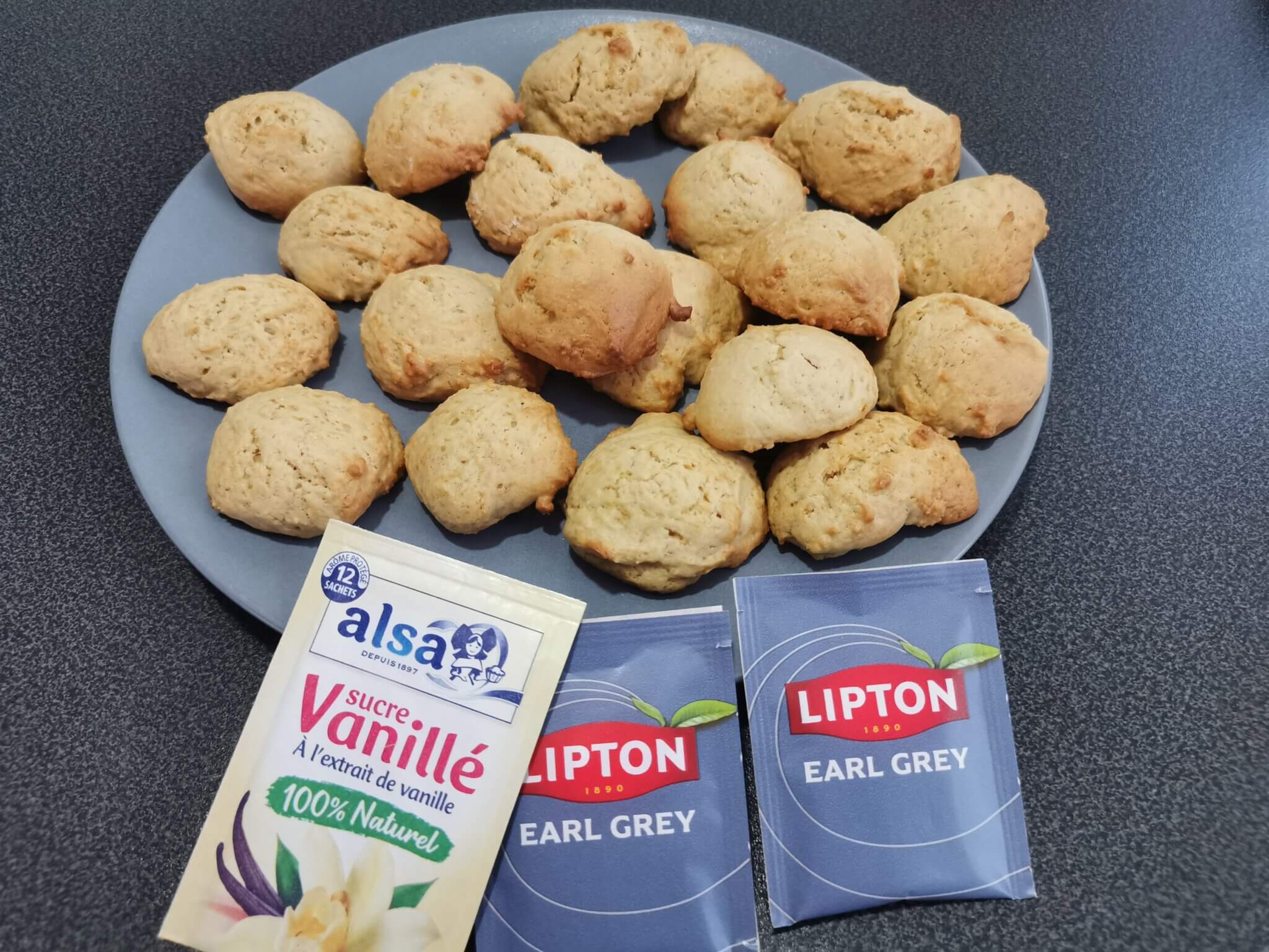 Biscuits Moelleux au Earl Grey et vanille