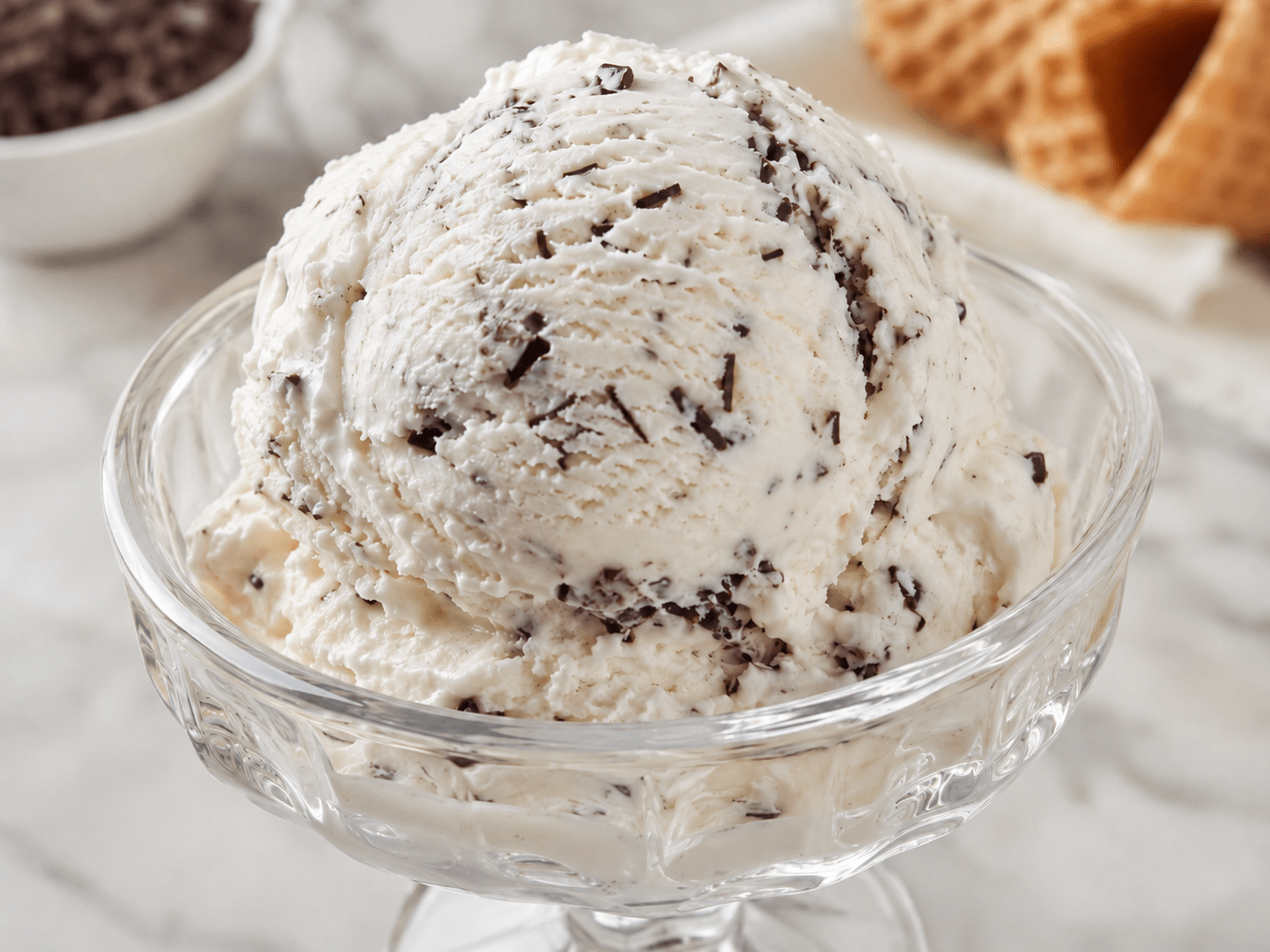Glace stracciatella