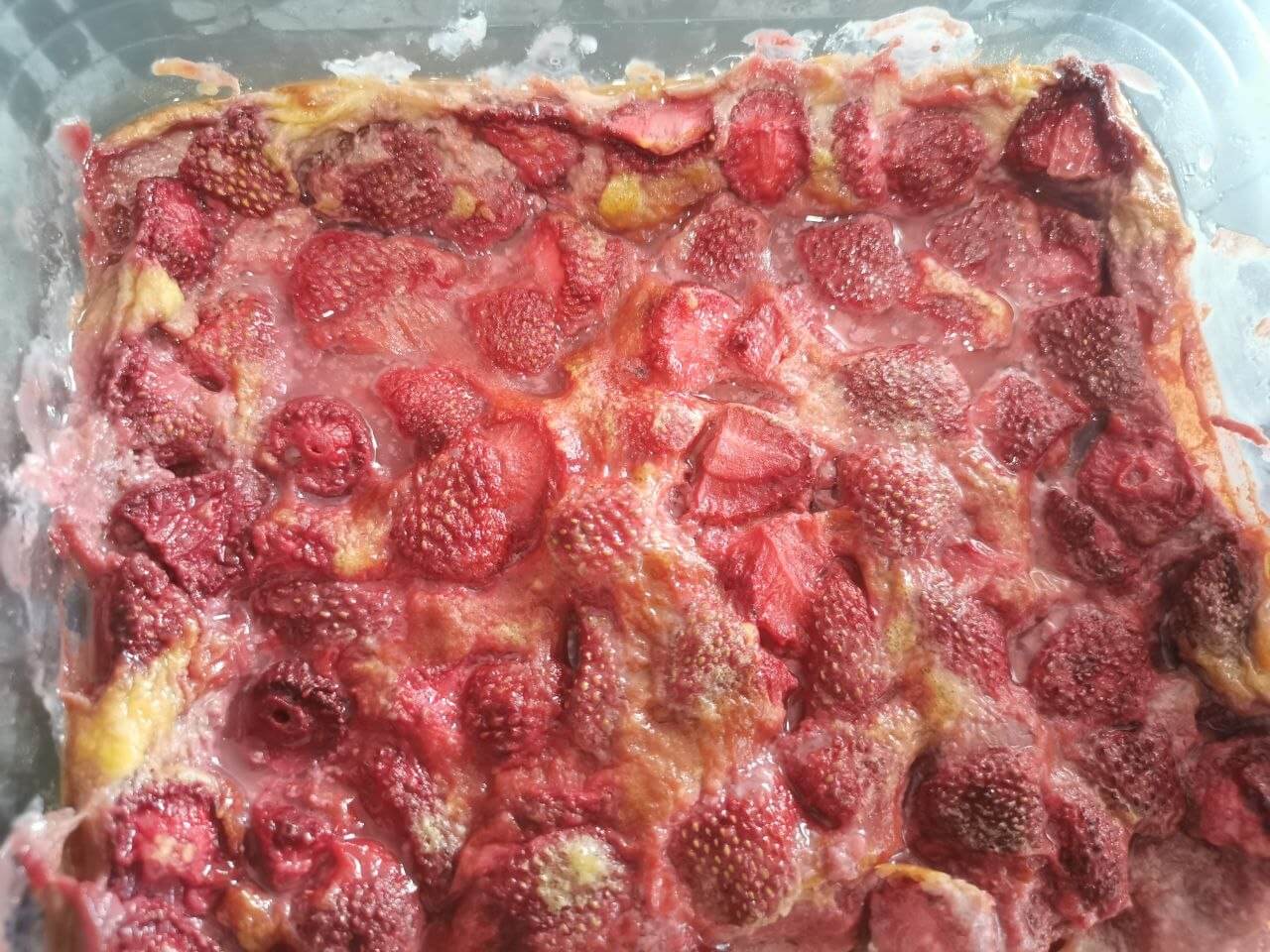 Clafouti aux fraises