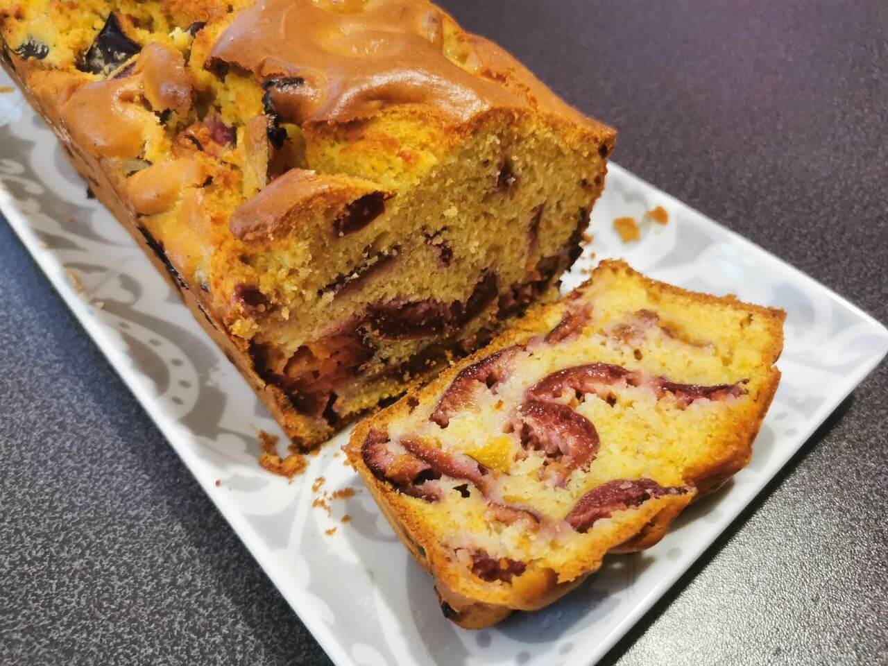 cake gateau aux quetsches